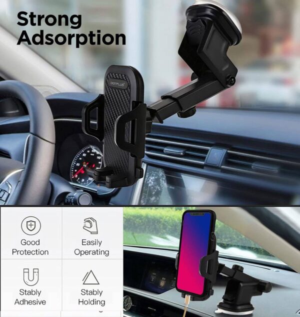 Car Phone Holder/Clip with Suction Cup - Image 2