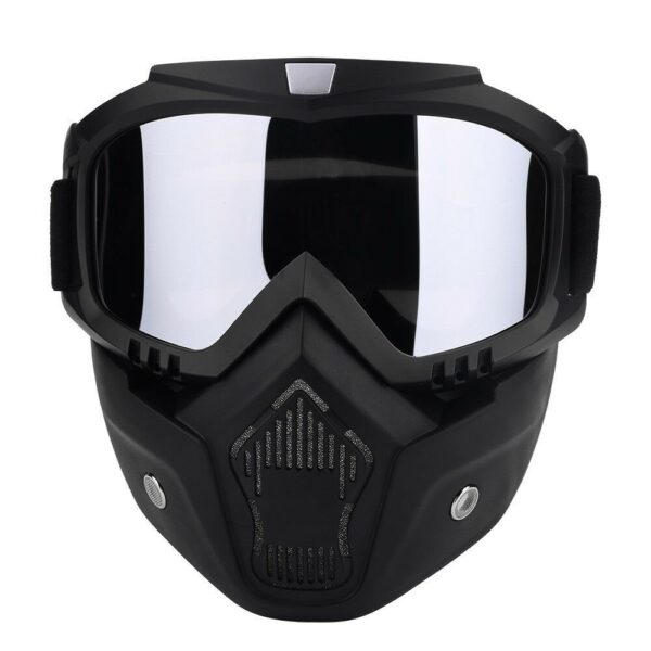 Paintball Airsoft Anti Fog Tactical Mask (Detachable) - Image 3