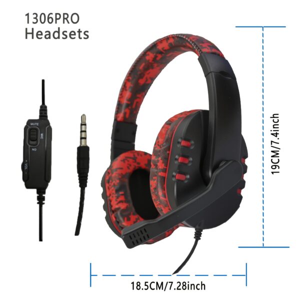 Wired Gaming Headset with Microphone - Image 2