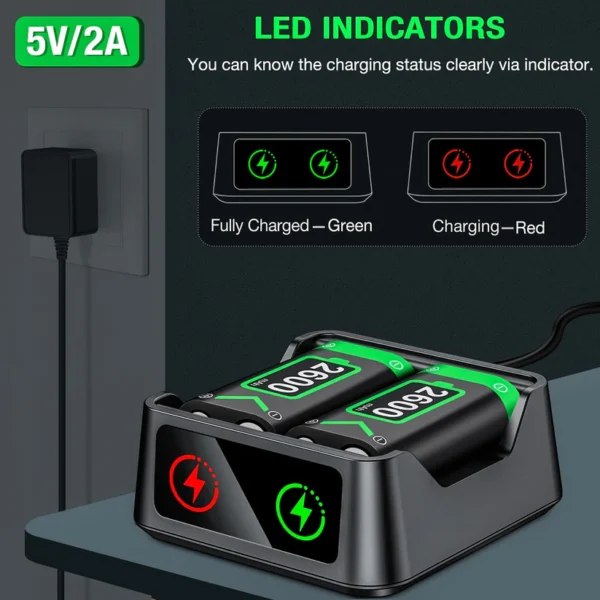 XBox Controller Batteries (Rechargeable) - Image 2